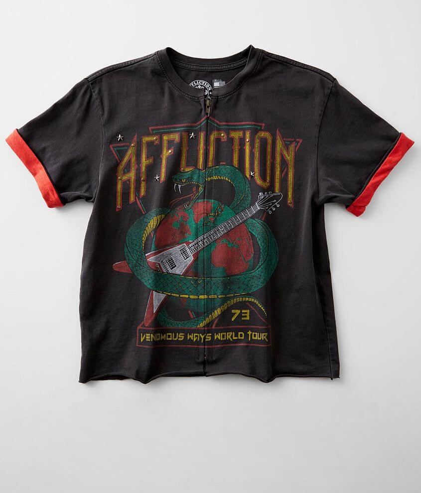 Affliction Venomous Ways T-Shirt front view