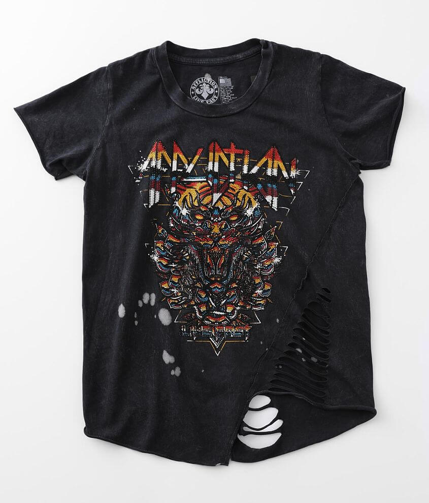 Affliction Chromium Panther T-Shirt front view