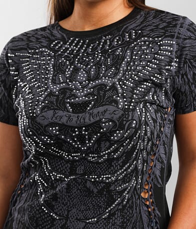 Affliction Olivia Pearl T-Shirt misc detail 1 view