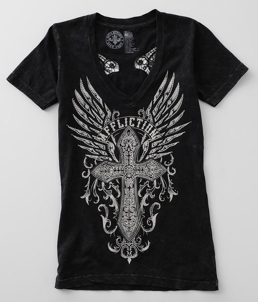 Affliction Sapphire Lake T-Shirt front view