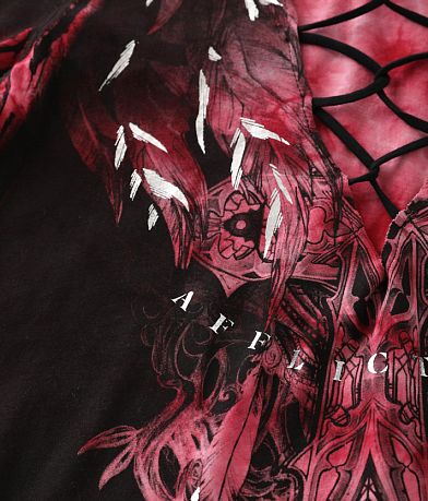Affliction Catalina Plunging Cut-Out T-Shirt MISC_DETAIL_1