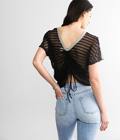 Affliction Julia Rose T-Shirt back view