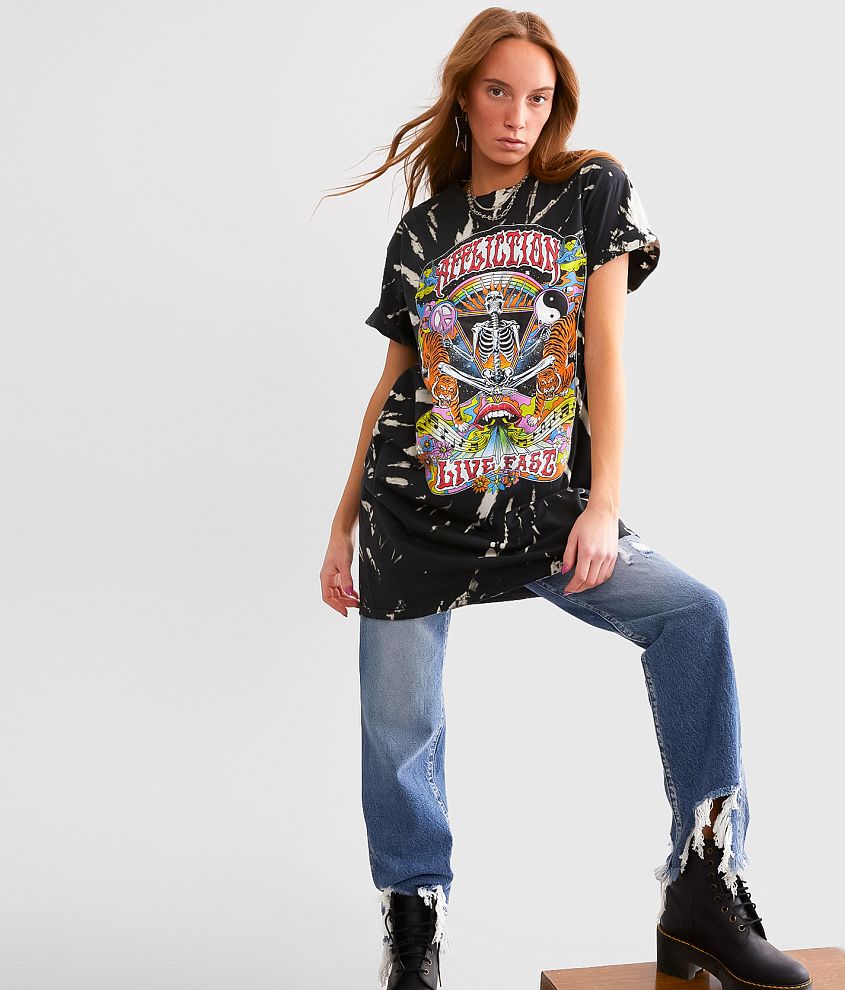 Affliction Live Fast Festival T-Shirt Dress