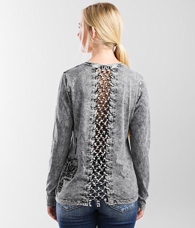 Affliction Serpent Command T-Shirt back view