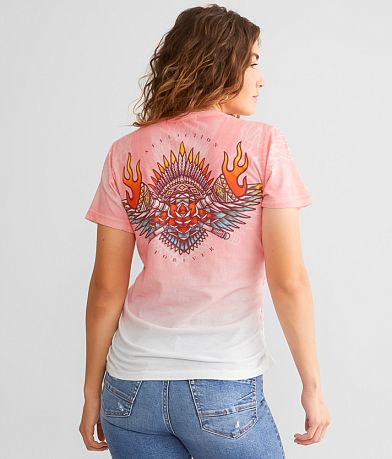 Affliction Tribal Fire T-Shirt back view
