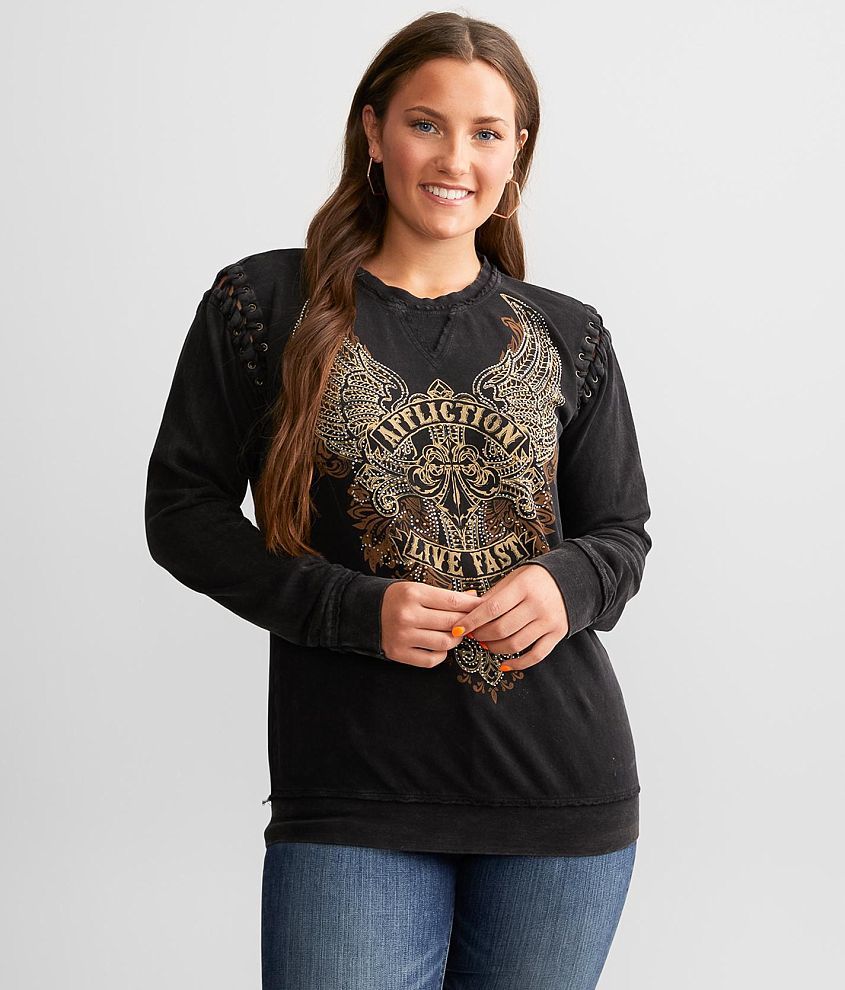 Affliction Copper City Top front view