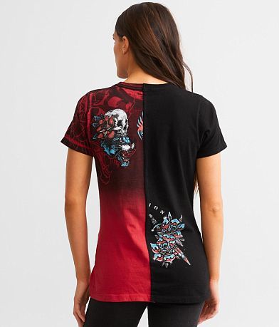 Affliction Obsidian Temple T-Shirt BACK