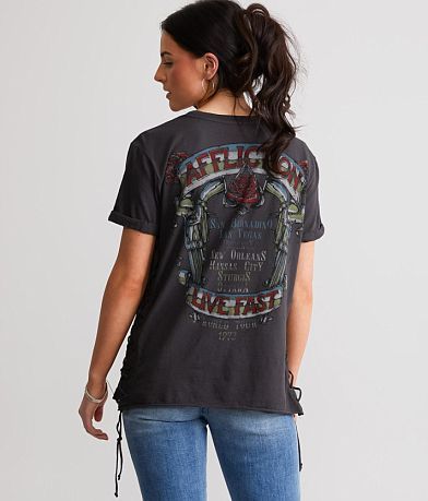Affliction American Customs Hollow Point T-Shirt BACK