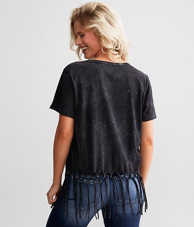 Affliction Rock &amp; Rodeo Fringe T-Shirt back view