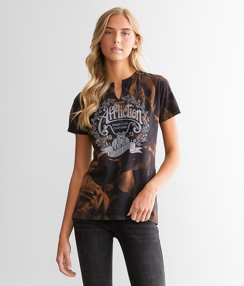 Affliction American Customs Cruise Control T-Shirt front view