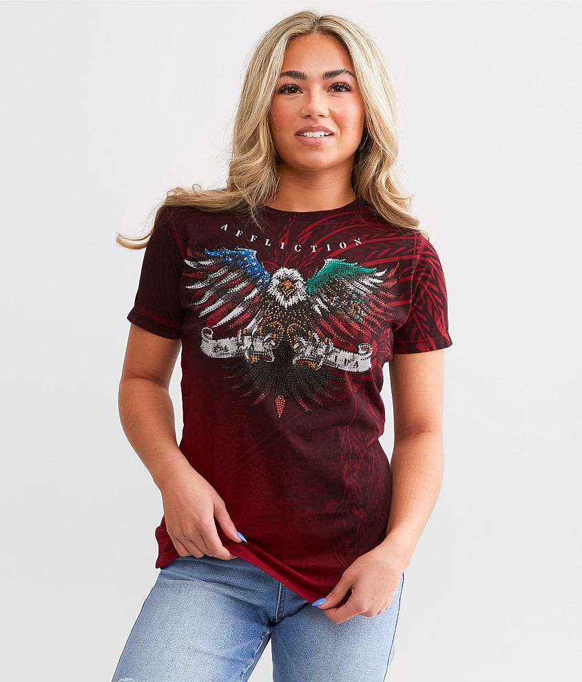 Affliction Raza Unida T-Shirt front view