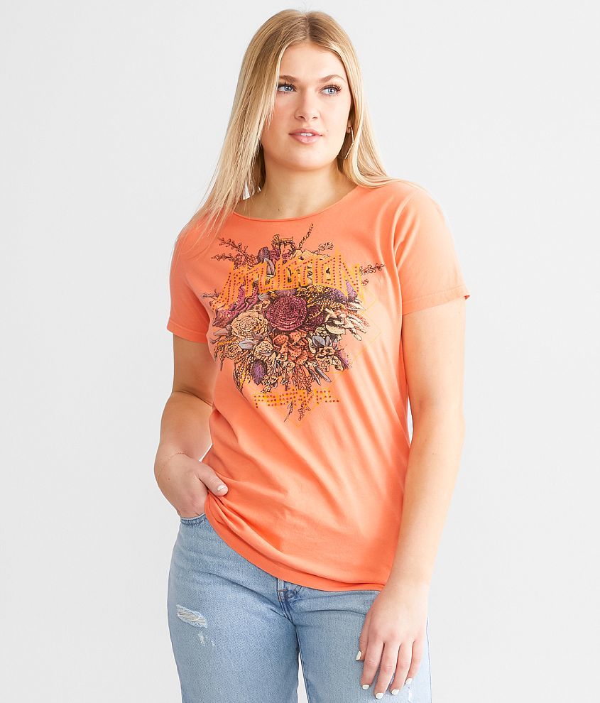 Affliction Garden Rose T-Shirt front view