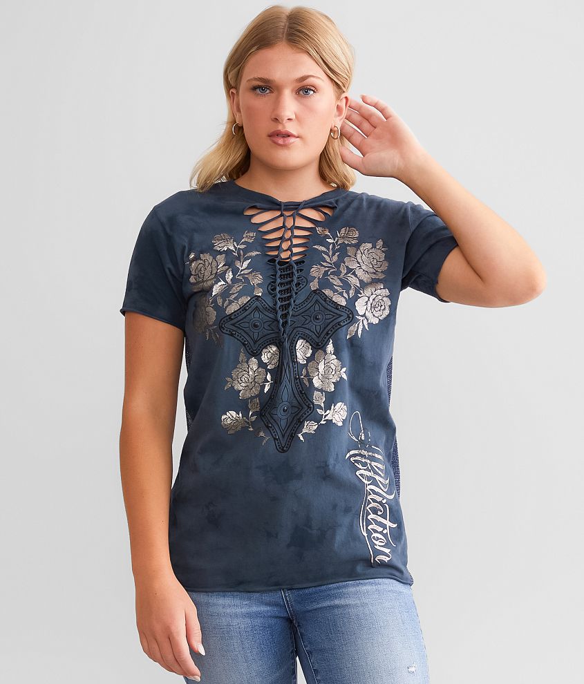 Affliction Bella T-Shirt front view