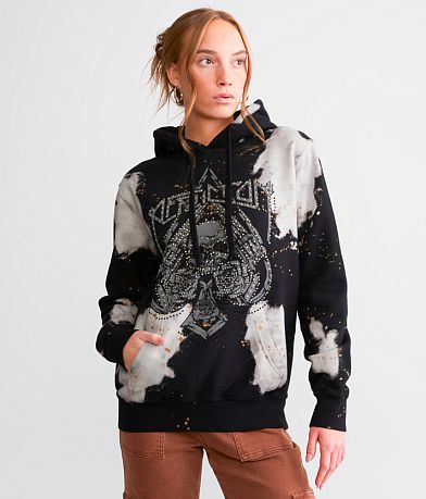 Affliction Hollow Point Hooded Sweatshirt front view