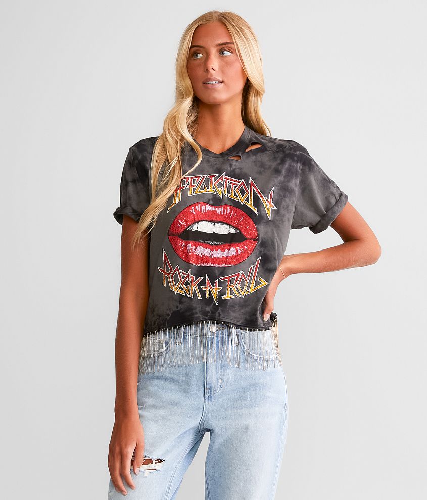 Affliction Lips Rolled T-Shirt front view