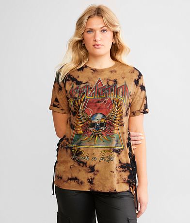 Affliction Skull Rock T-Shirt front view