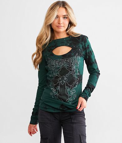Affliction Eastwood Blossom T-Shirt front view