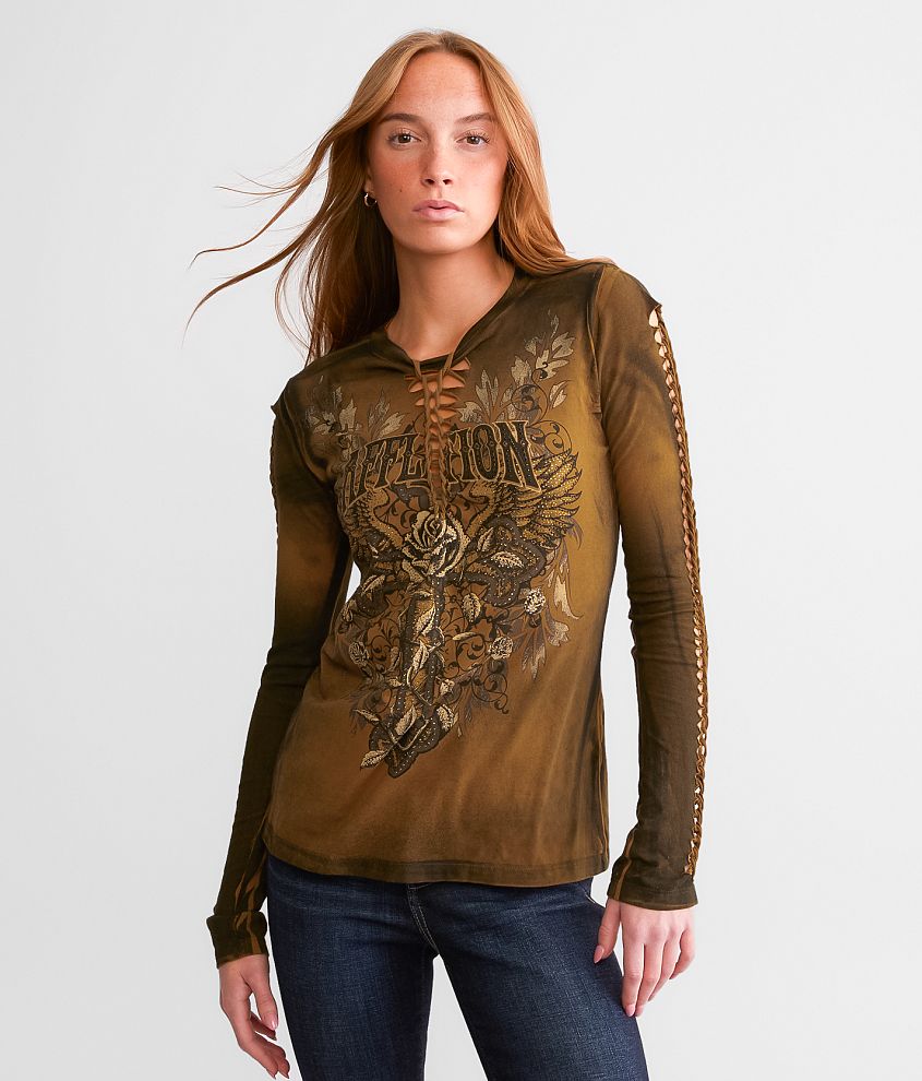 Affliction Twisted Vine T-Shirt front view