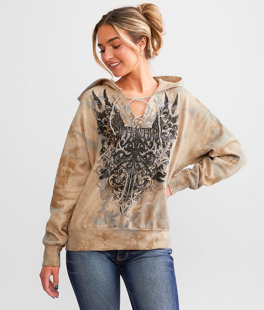 Affliction Caspian Manor Hooded Sweatshirt front view