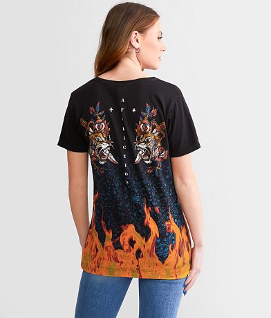 Affliction Brawl City T-Shirt back view