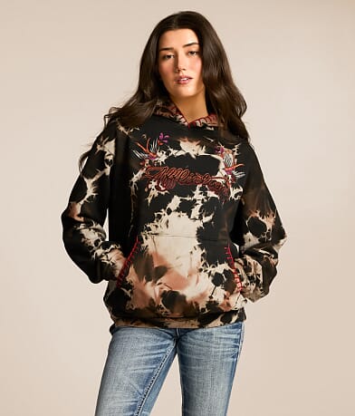 Affliction Night Shock Hooded Sweatshirt front view