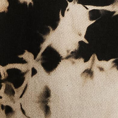 Black White Bleach Wash