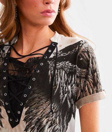 Affliction Isadora Diamonds T-Shirt MISC_DETAIL_1