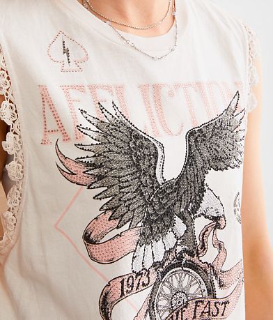 Affliction American Customs Wild Wheel Cropped Tank Top MISC_DETAIL_2