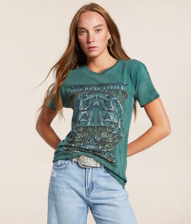 Affliction A Frame Chrome T-Shirt front view
