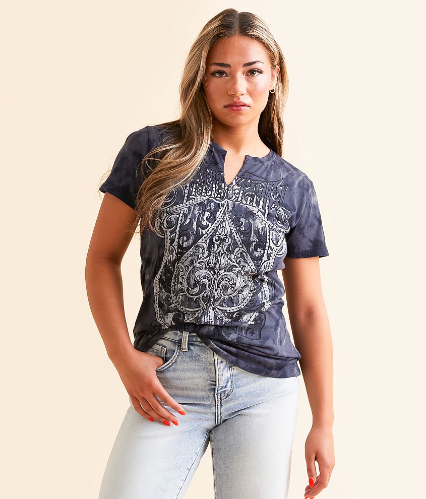 Affliction Spade T-Shirt front view