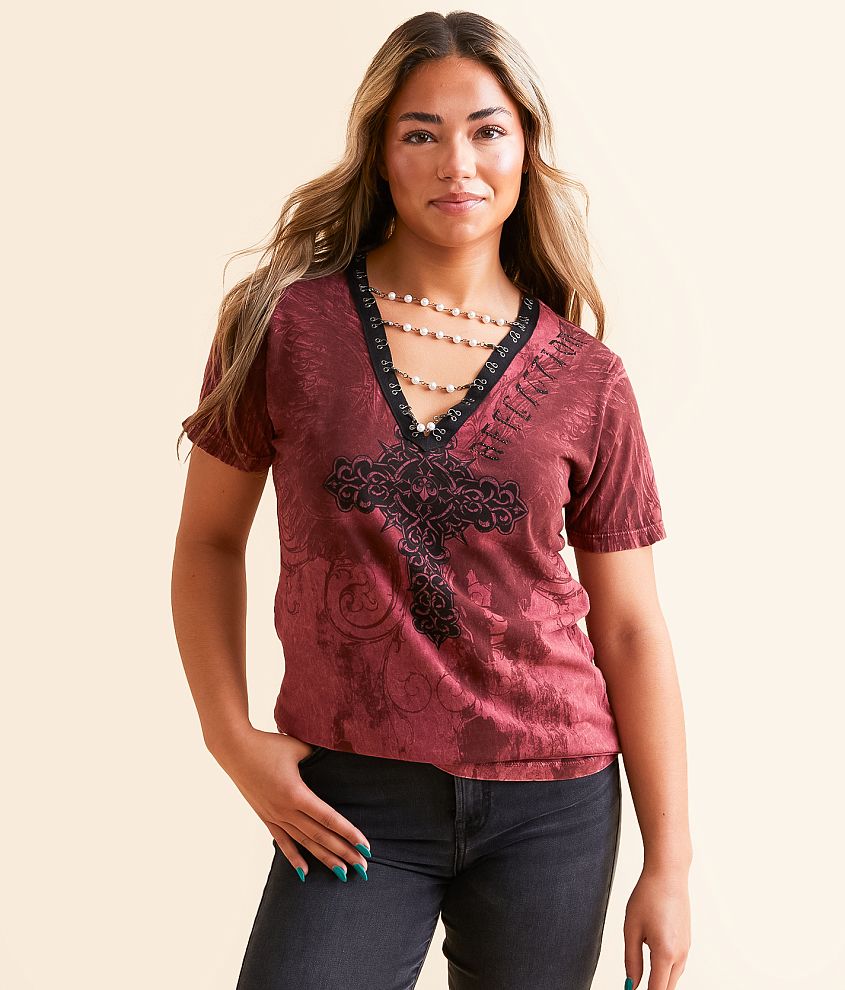 Affliction Grecian Estate T-Shirt front view