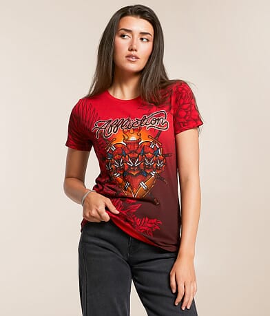 Affliction Sky Glow T-Shirt front view