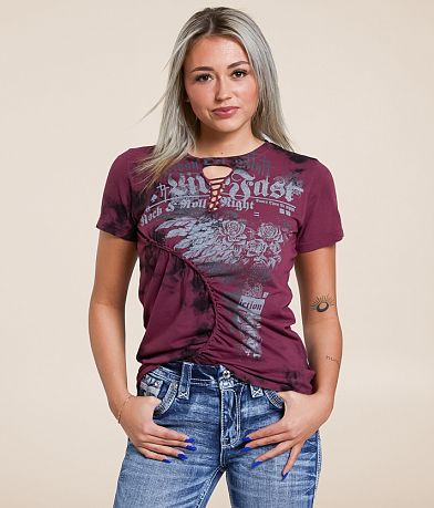 Affliction Rock Speed T-Shirt front view