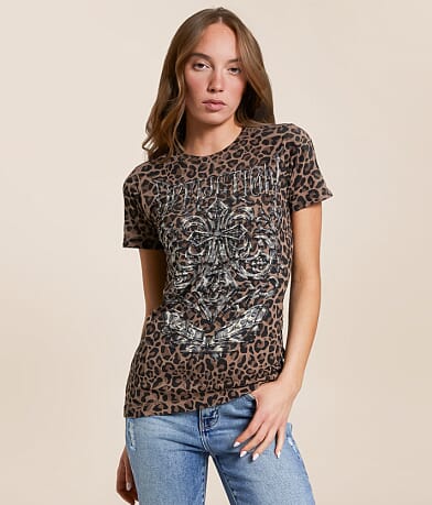 Affliction Abrasive Line T-Shirt front view