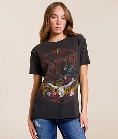 Affliction American Customs Southern Rock T-Shirt front view