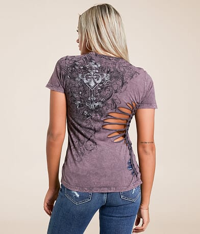 Affliction Blossom T-Shirt BACK