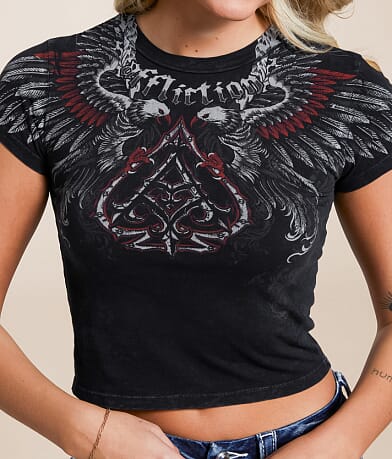Affliction Astral Force Cropped T-Shirt misc detail 2 view