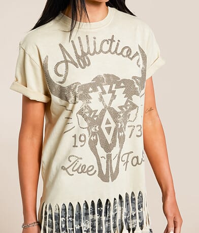 Affliction Phoenix Fringe T-Shirt misc detail 1 view