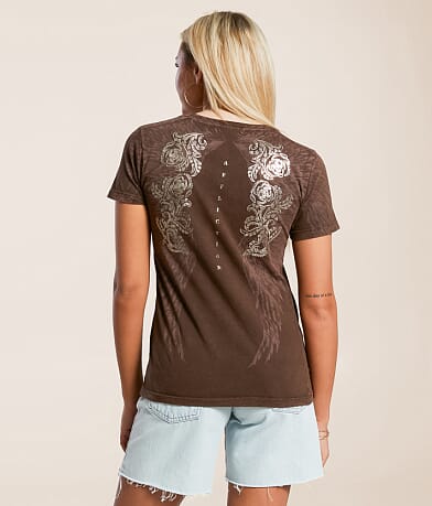 Affliction Danica Rose T-Shirt back view
