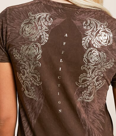 Affliction Danica Rose T-Shirt misc detail 1 view