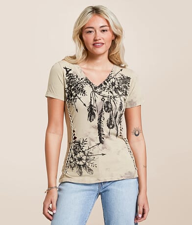 Affliction Anemone T-Shirt front view