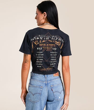 Affliction Setlist Cropped T-Shirt back view