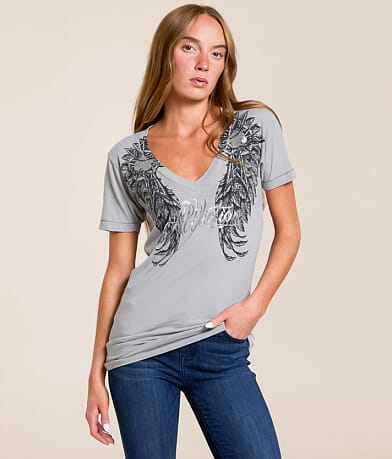 Affliction Medallion T-Shirt front view