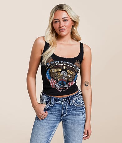 Affliction American Customs Free Ride Tank Top front view