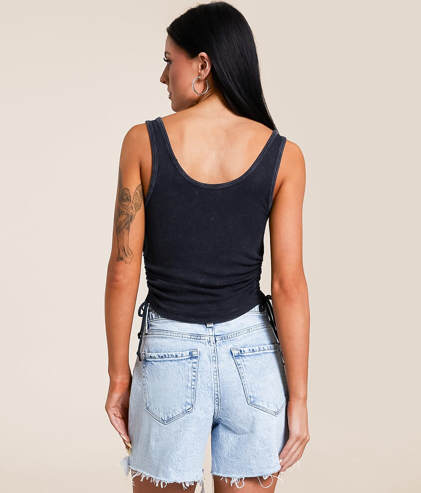 American Customs Corazon Cropped Tank Top - thumbnail 3
