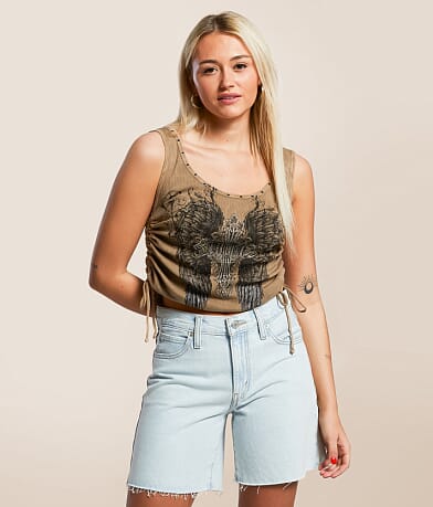 Affliction Capri Tank Top front view