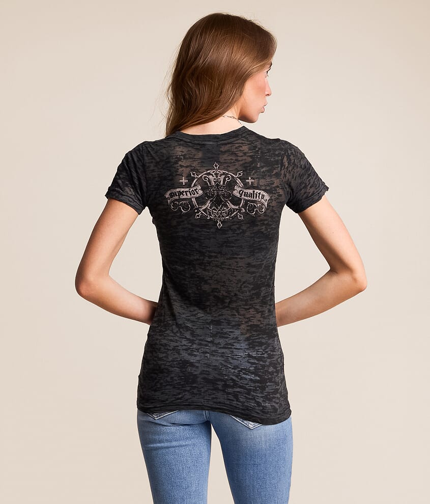 Constant Pillar Burnout T-Shirt - thumbnail 2