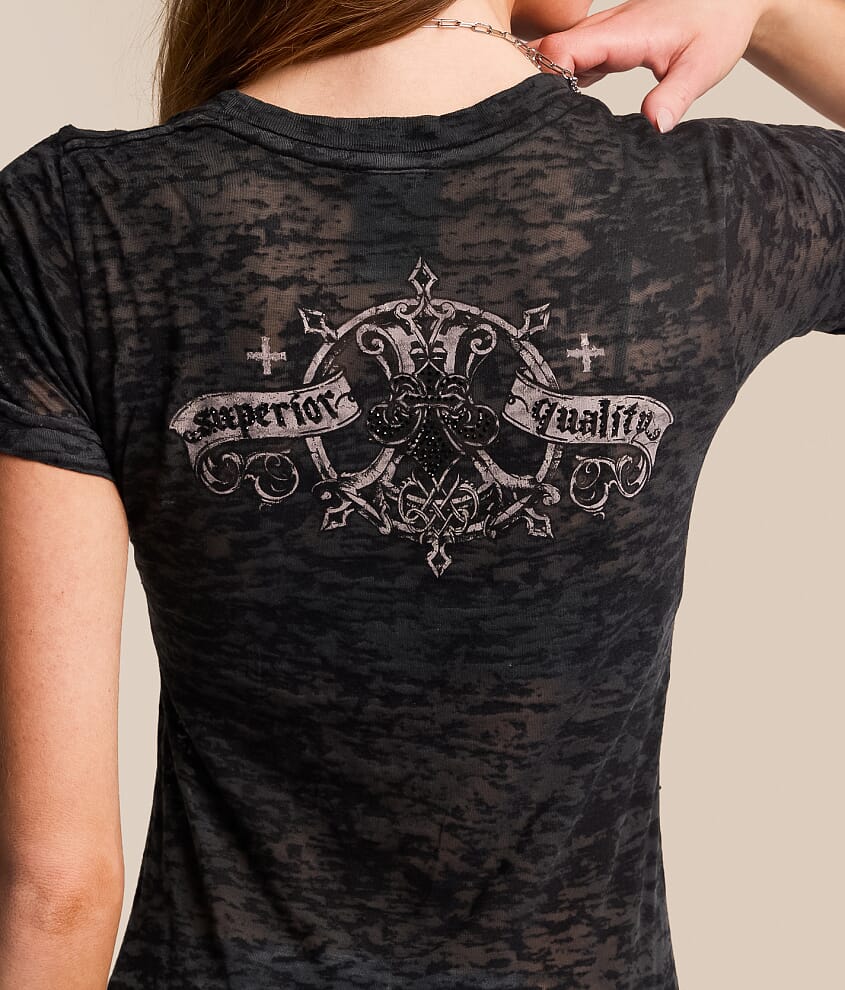 Constant Pillar Burnout T-Shirt - thumbnail 3