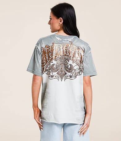 Affliction Legacy Cut-Out T-Shirt back view