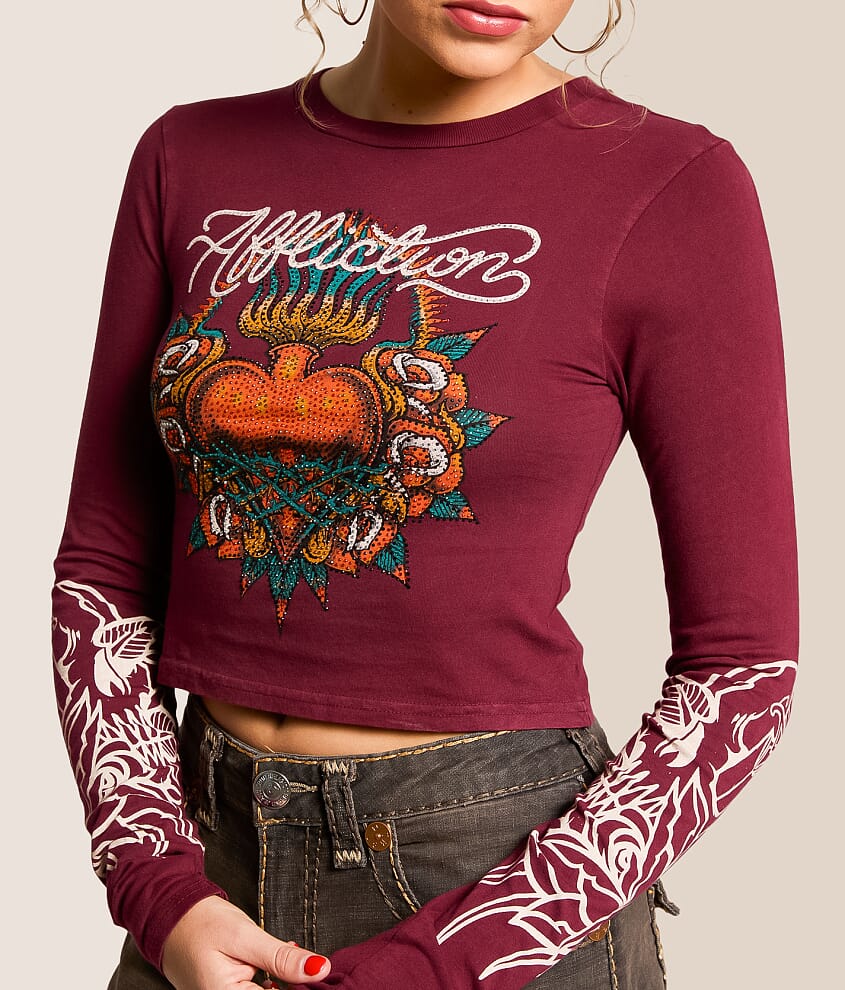 Eternal Oil Cropped T-Shirt - thumbnail 4